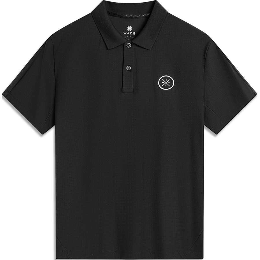 Li-Ning Li Ning Wade Collection Polo Shirts Men's Black Polo Collar Moderate Other