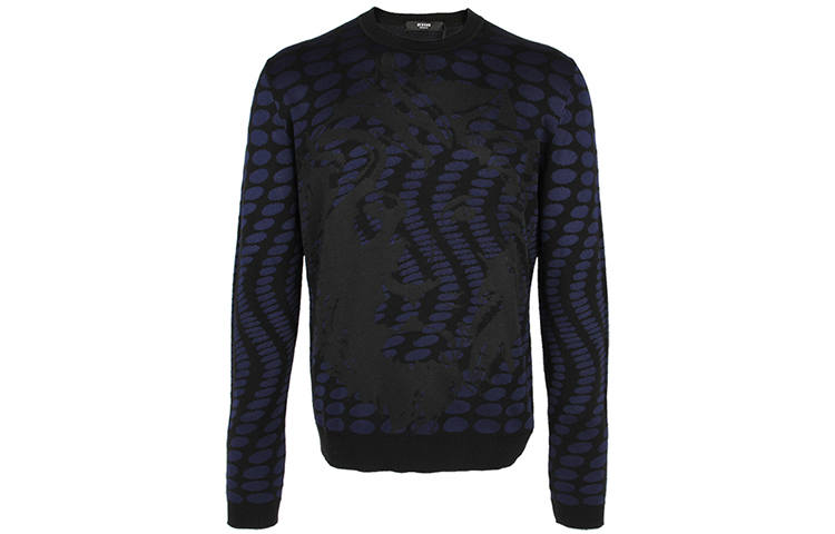 VERSUS VERSUS Sweater Men's Blue Black