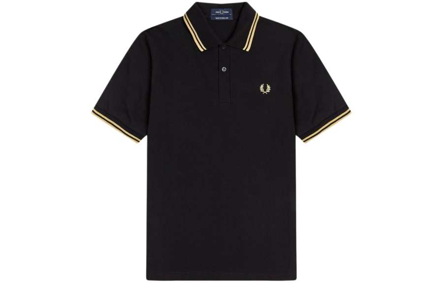 FRED PERRY Fred Perry stripe-trimmed polo shirt