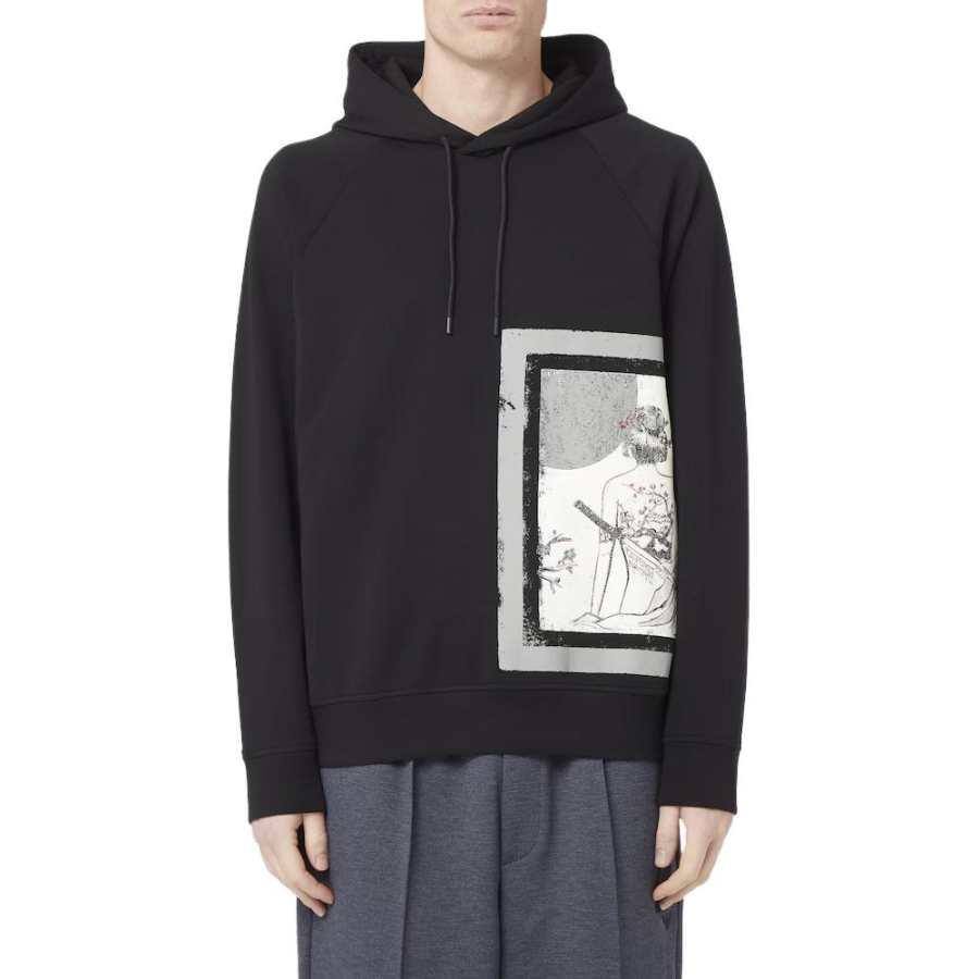 Emporio Armani graphic-print hoodie