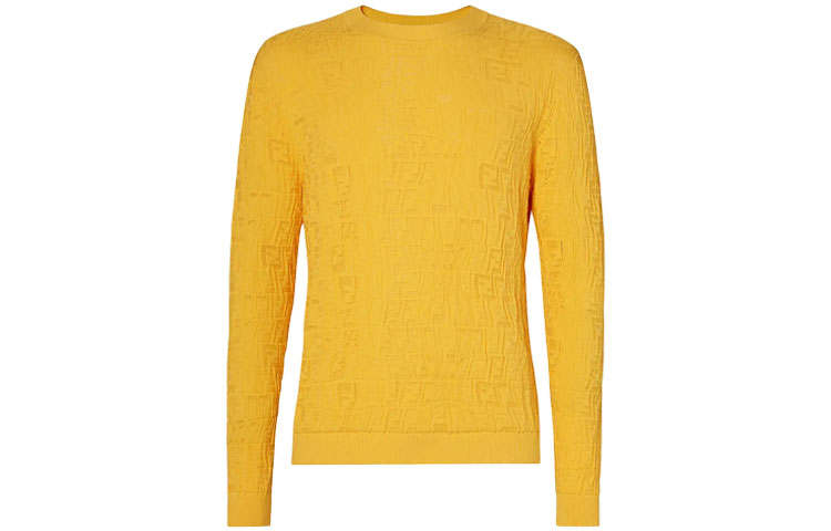 FENDI FW21 Sweater Men's Yellow