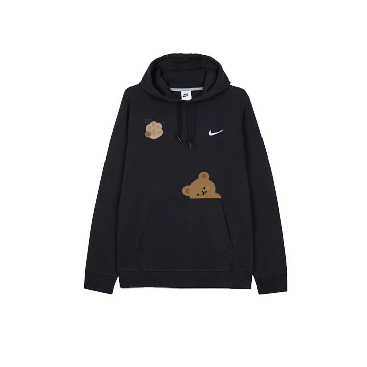 Nike Nike Sweatshirts Men's Black Hooded Moderate Regular