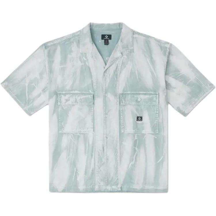 Converse Converse Shirts Men's Green Lapel Moderate Other