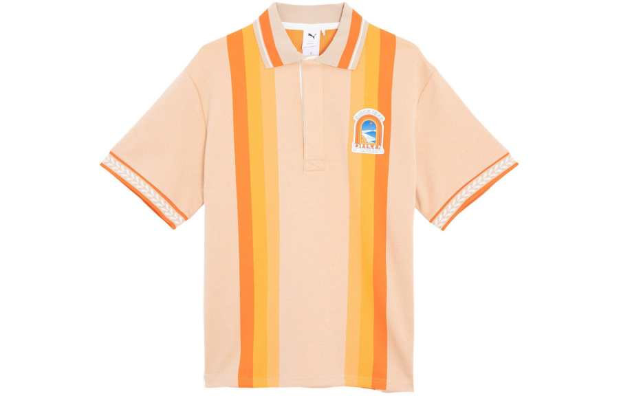 PUMA APRES COURT SHORT SLEEVE Polo Shirt Unisex Pine Sand