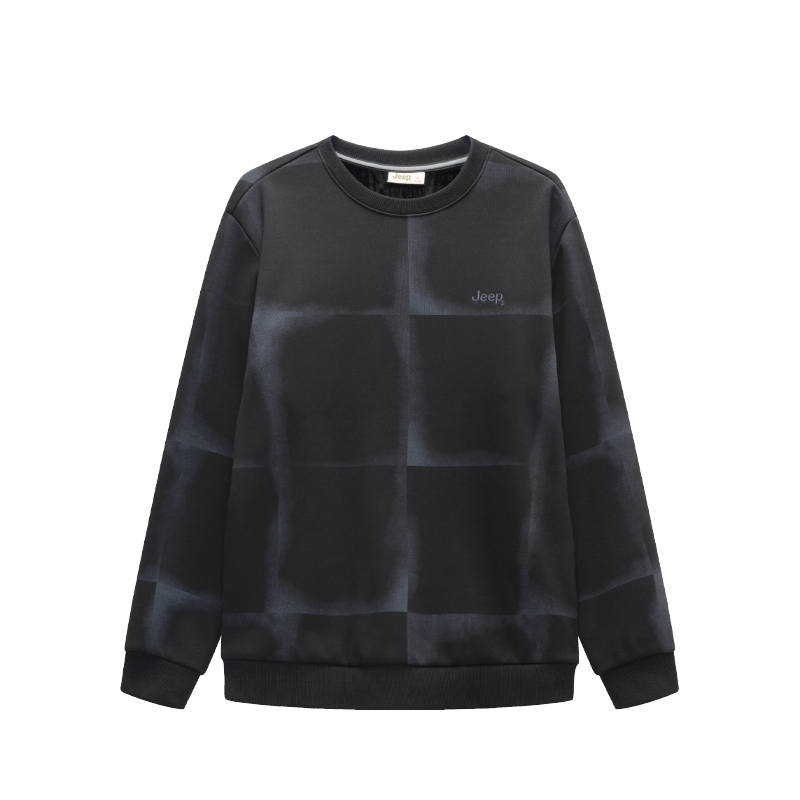Jeep Jeep Sweatshirts Unisex Phantom Black Crew Neck Moderate Regular