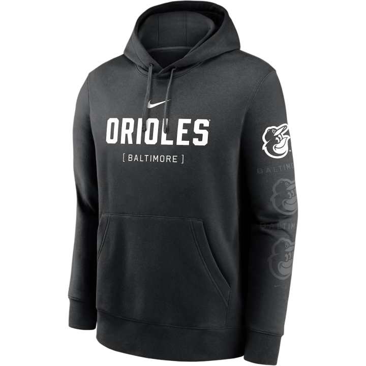 Nike Nike Baltimore Orioles Fashion Club Men's Nike Mlb Pullover Hoodie