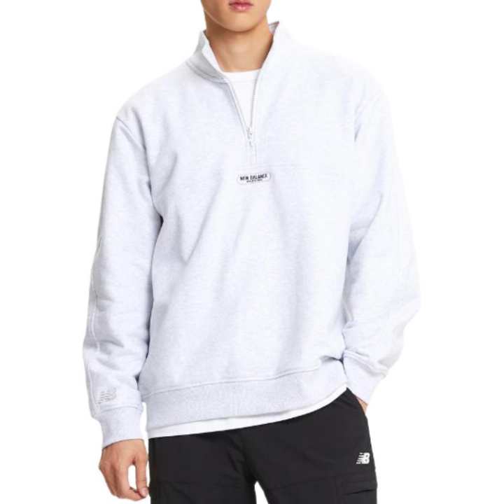 New Balance New Balance Sweatshirt Men's Light Gray