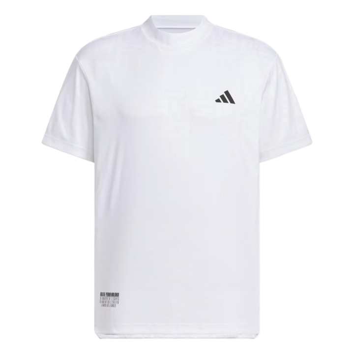 Adidas Adidas Shirts Men's White Crew Neck Moderate