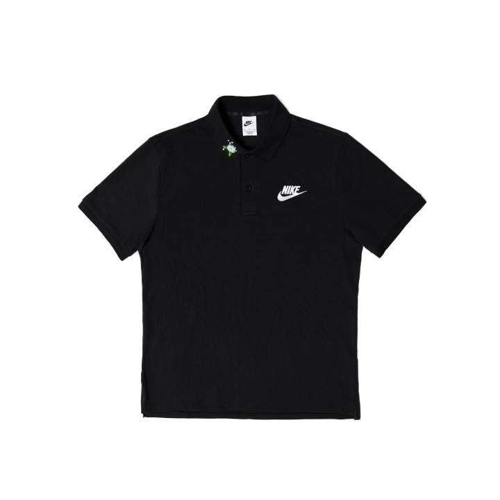 Nike Nike Polo Shirts Unisex Black Polo Collar Moderate Straight Fit
