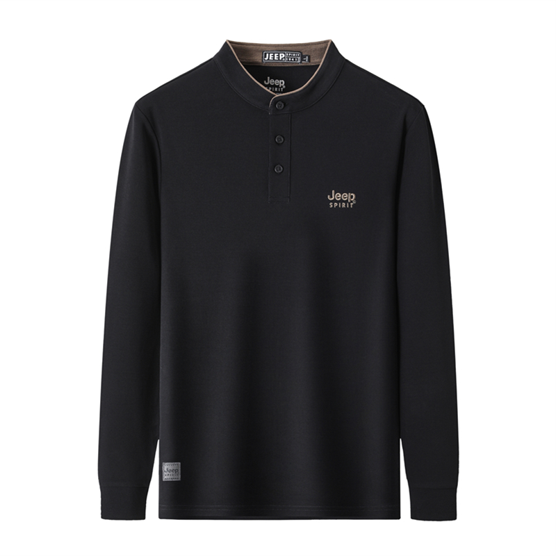JEEP SPIRIT Sweatshirts Unisex Stand Collar Moderate Regular