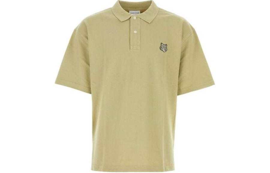 Maison Kitsune Maison Kitsune Bold Fox Head Patch Oversized Polo Shirt
