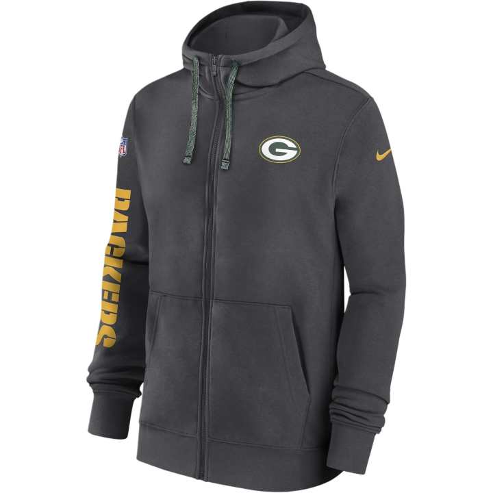 Nike Nike Green Bay Packers Sideline Team Issue Club Sweatshirt Unisex Anthracite