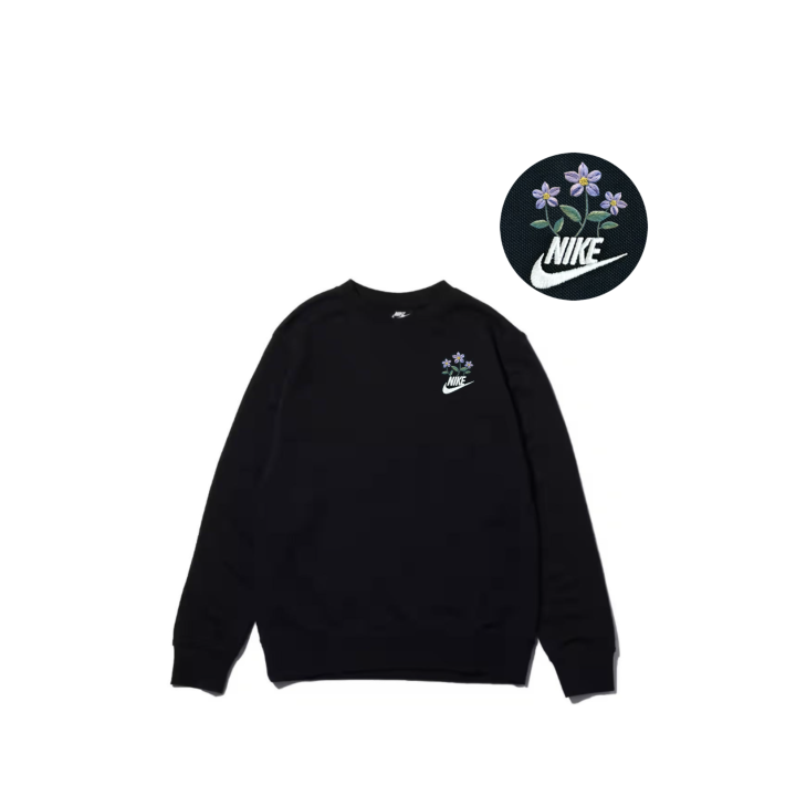 Nike Nike Sweatshirts Unisex Black Crew Neck Moderate Regular
