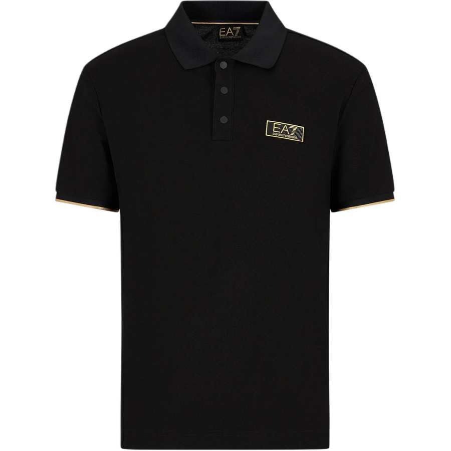 EMPORIO ARMANI Logo Patch Polo Shirt