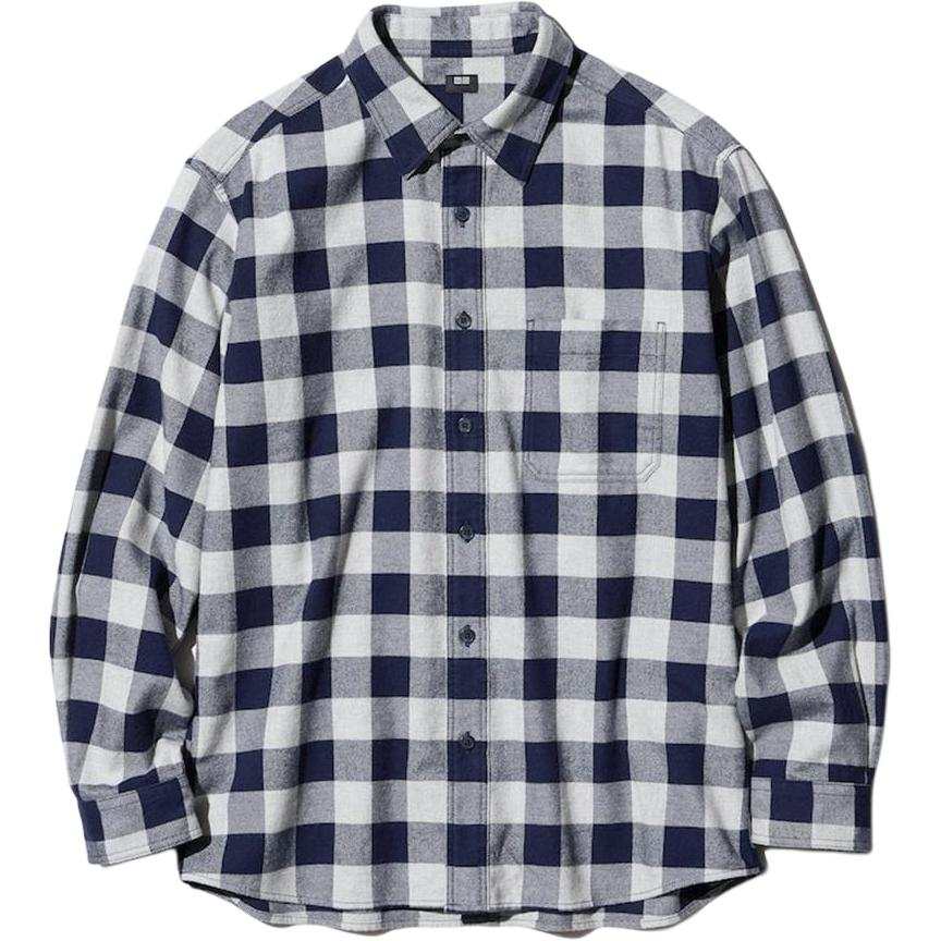 UNIQLO Shirts Unisex Gray Lapel Moderate Other