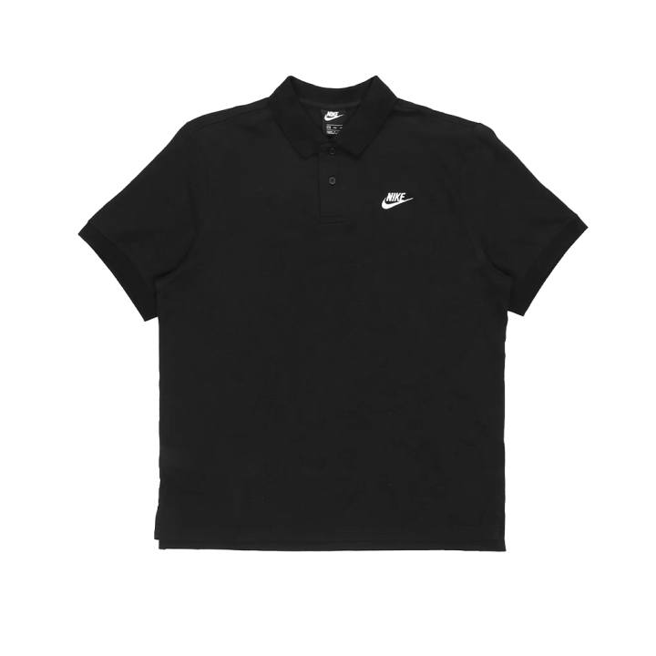 Nike Nike Polo Shirts Unisex Black Polo Collar Moderate Straight Fit