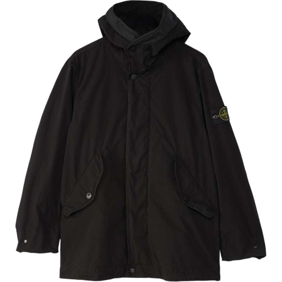 STONE ISLAND STONE ISLAND Logo Patch Hooded Jacket