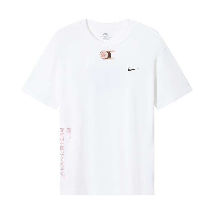 Nike Nike T Shirts Unisex White Crew Neck Moderate Straight Fit