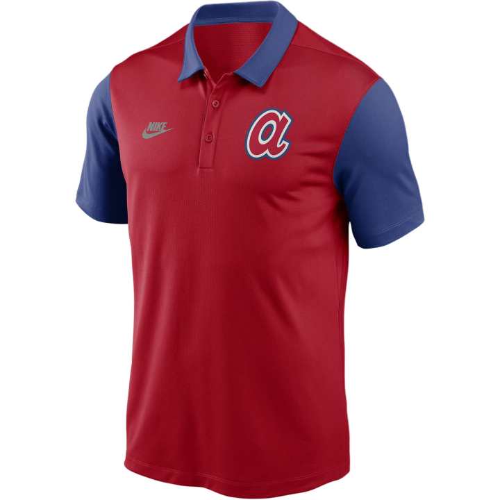 Nike Nike Atlanta Braves Cooperstown Victory Men's Nike Dri-FIT Mlb Polo