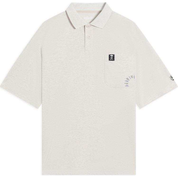 Li-Ning Li Ning Polo Shirt Men's Heather Gray