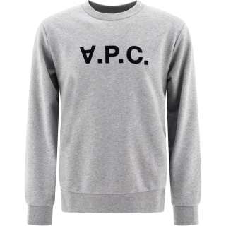 A.P.C . Logo Printed Crewneck Sweatshirt