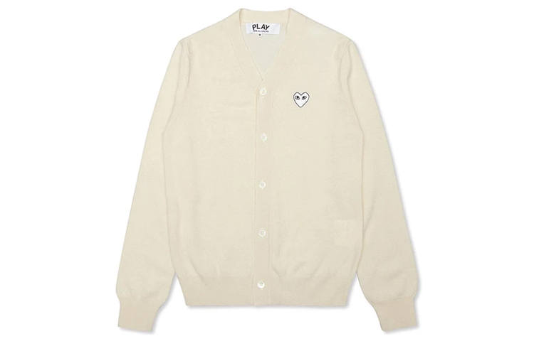 CDG Play CDG Play Sweaters Men's Natural V Neck Moderate Other