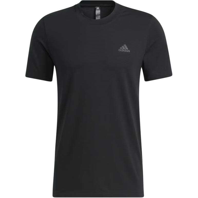 Adidas Adidas T Shirts Men's Black Crew Neck Moderate Straight Fit