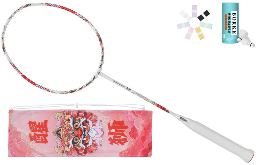 PEAK PEAK Full Carbon Lion, Badminton Racket Speed Type Enhanced Swing Speed Professional 675mm
