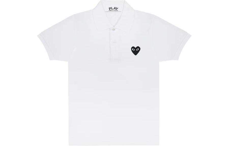 CDG Play CDG Play SS24 Polo Shirt Unisex White