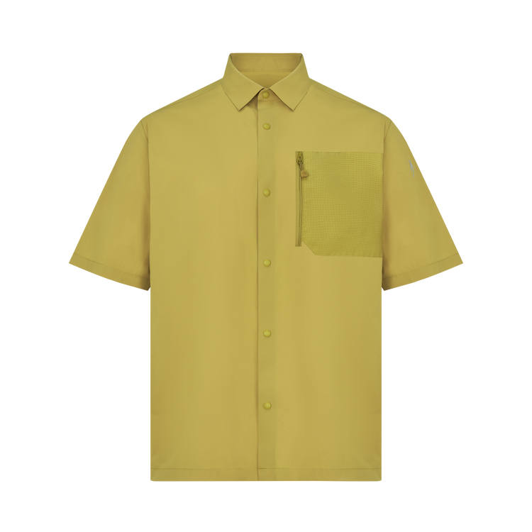 DESCENTE DESCENTE BLEU Shirts Men's Polo Collar Thin