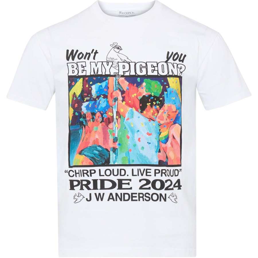 JW Anderson Graphic print Organic cotton T shirt
