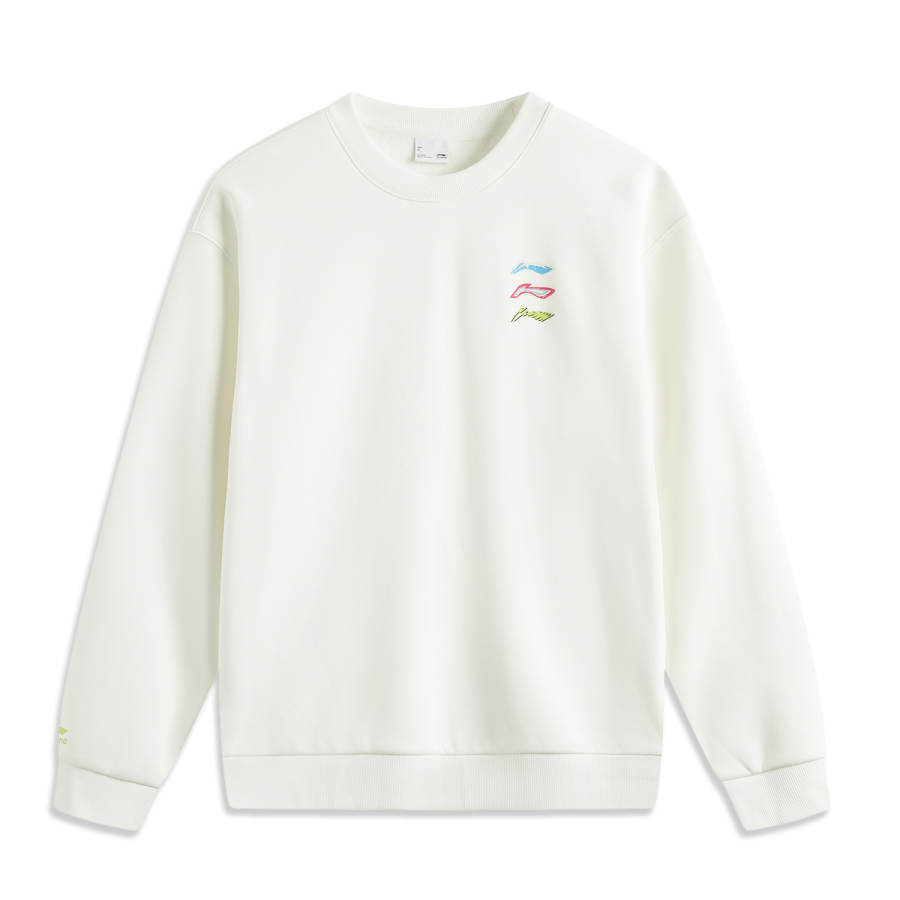 Li-Ning Li Ning Sports Life Collection Sweatshirt Unisex Ivory