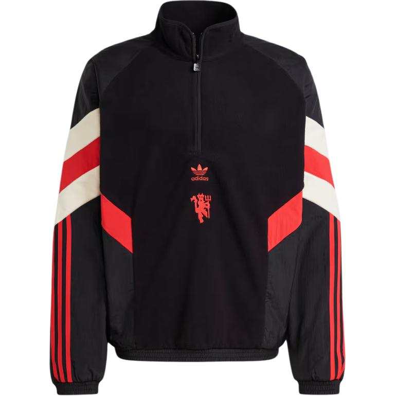 Adidas Originals Manchester Football United Polar Fleece Sweatshirt Men's Black