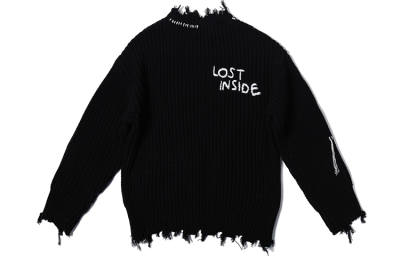 PCLP Sweaters Unisex Black Crew Neck Moderate Other