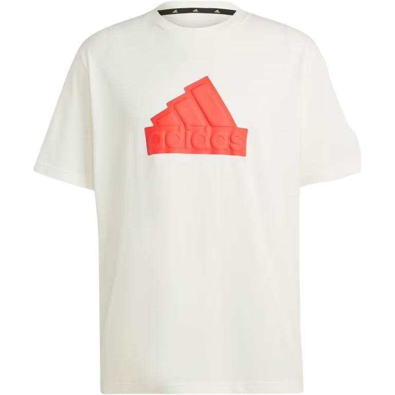 Adidas Adidas T Shirts Men's White Crew Neck Moderate