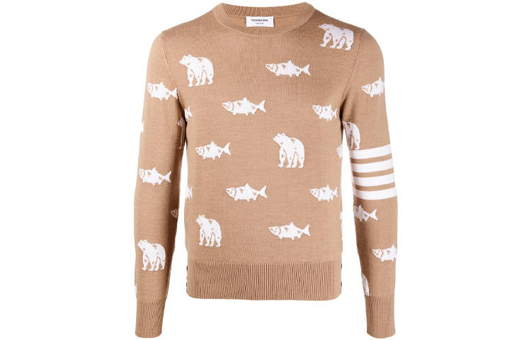 THOM BROWNE THOM BROWNE· FW21 Sweater Men's Brown