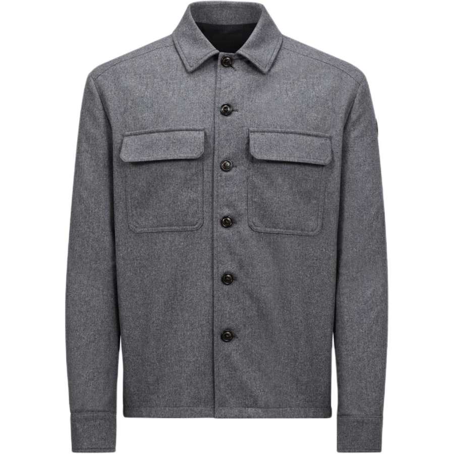 Moncler Moncler Logo Patch Long Sleeved Shirt