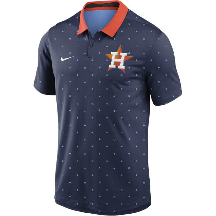 Nike Nike MLB Collaboration Houston Astros Polo Shirt Houston Astros Men's Marine Blue