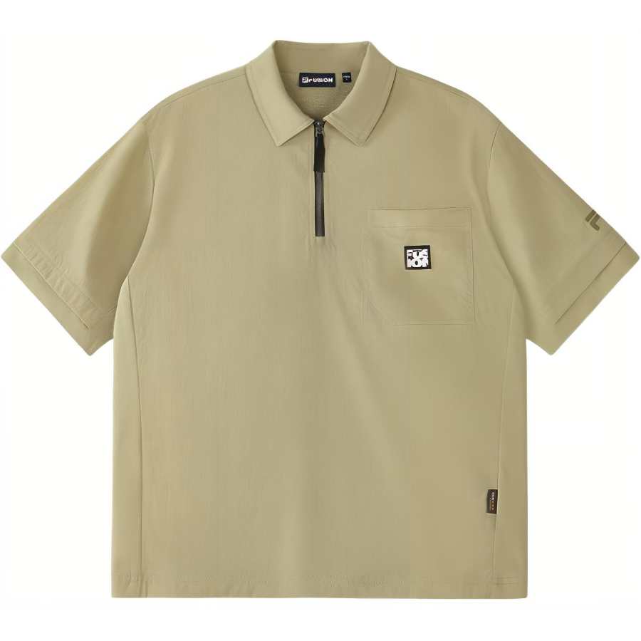 FILA FUSION Polo Shirt Men's Parrot Green