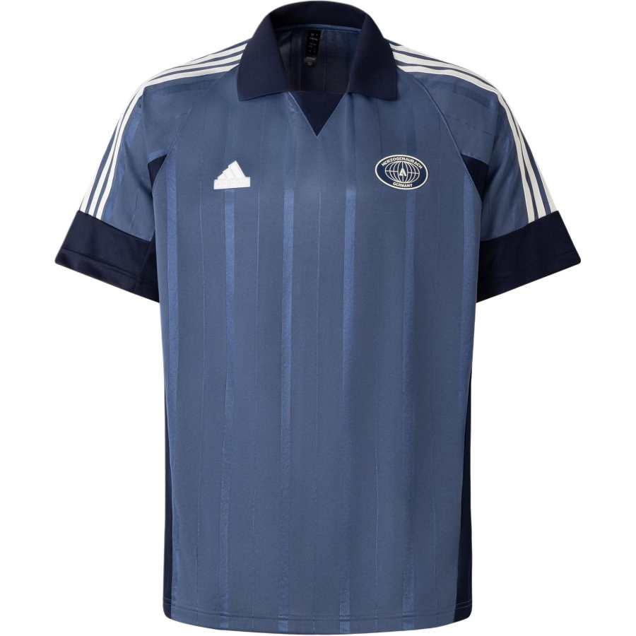 Adidas Adidas TIRO V NECK With COLLAR TEE Polo Shirt Men's Ink Blue
