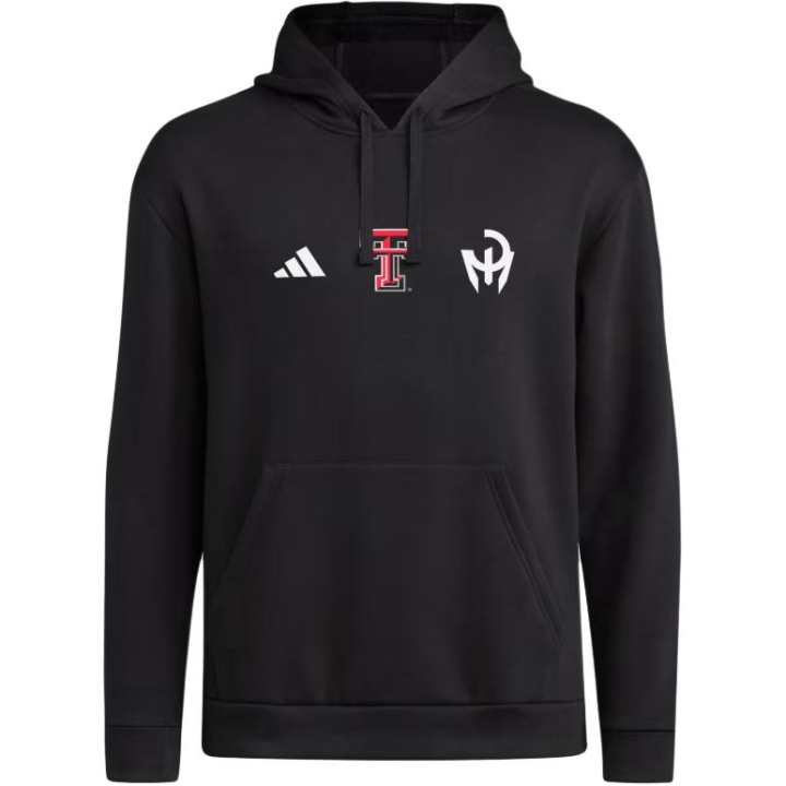 Adidas Adidas Free Shipping With AdiClub Texas Tech Fleece Hooded Sweatshirt