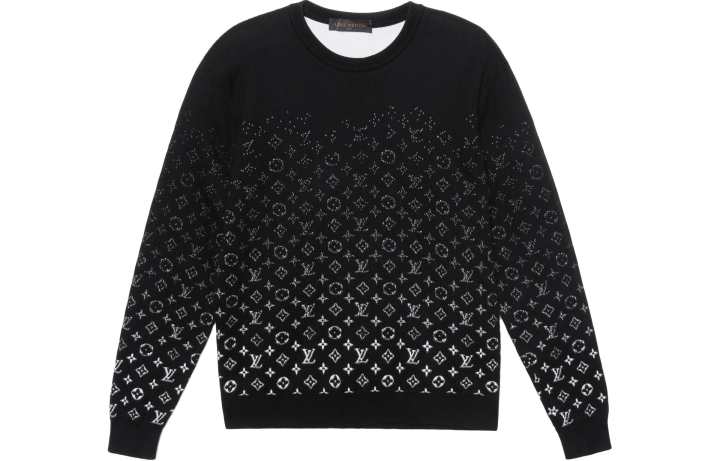 LOUIS VUITTON LOUIS VUITTON 1ABIYR Lvse Monogram Degrade Crewneck