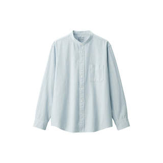 MUJI Shirts Men's Stand Collar Moderate