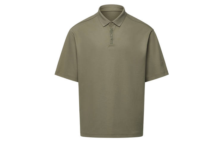 DESCENTE ESSENTIAL Polo Shirts Men's Polo Collar Moderate Straight Fit