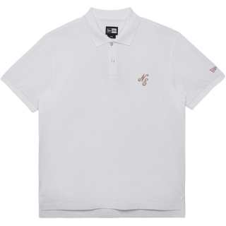 New Era Polo Shirt Unisex White