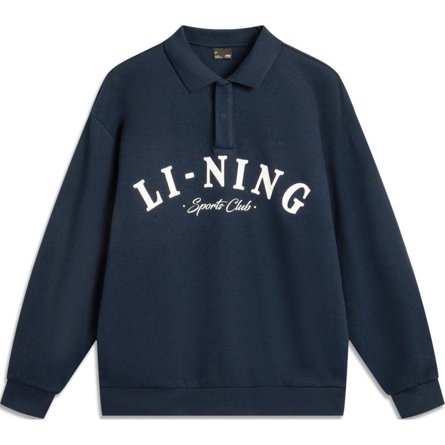 Li-Ning Li Ning Sports Life Collection Sweatshirt Men's Dark Marine Blue
