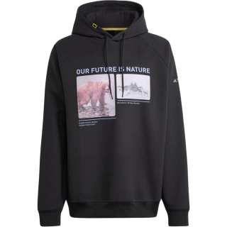 Adidas TERREX x National Geographic FW24 NATIONAL GEOGRAPHIC AEROREADY Sweatshirt Unisex Black