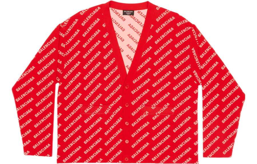 Balenciaga 【Best of: PromotionsReplicated_PMPrevious Season】mini all-over logo print cardigan