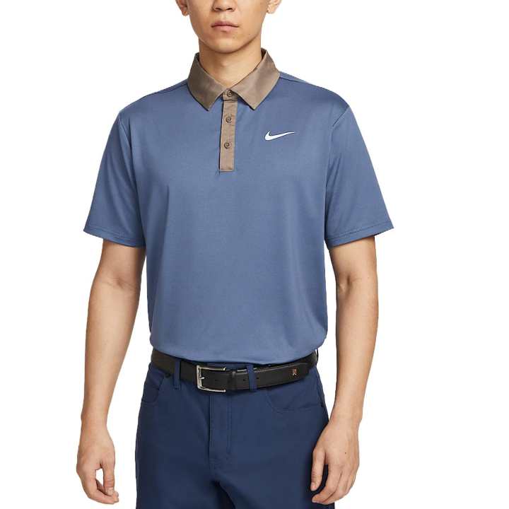 Nike Nike Swoosh SS25 Polo Shirt Men's Blue