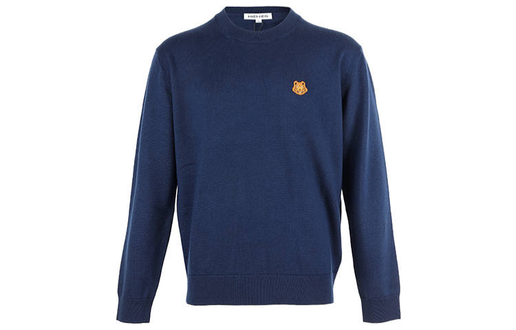 KENZO KENZO Sweaters Men's Blue Crew Neck Moderate Other